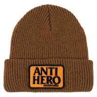 Anti Hero Beanie Reserve Patch Brown