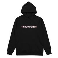 Independent Bar Cross Pop Hoodie Black Youth