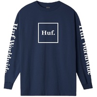 HUF Long Sleeve Shirt Essentials Domestic Navy