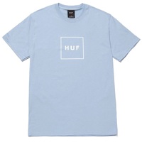 HUF Essentials Box Logo Light Blue T-Shirt 