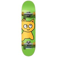 Meow Skateboard Complete Big Cat Green 7.5