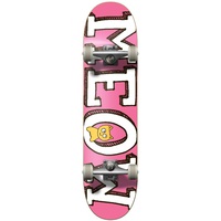 Meow Skateboard Complete Logo Pink 7.5
