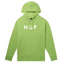 HUF Hoodie Essential OG Logo Lime