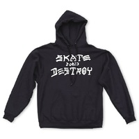 Thrasher Hoodie Skate And Destroy Black