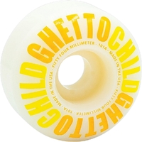 Ghetto Child Skateboard Wheels Classic USA Yellow 101A 54mm