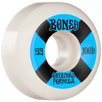 Bones Skateboard Wheels 100's White Blue V5 53mm