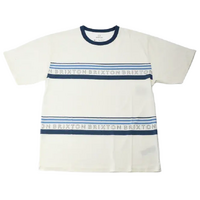 Brixton Knit Alpha Line Off White Joe Blue Casa Blanca T-Shirt