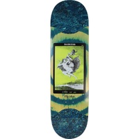 Madness Skateboard Deck Alla Slick Yellow Swirl R7 8.625