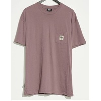 Stussy T-Shirt Work Label Pocket Quail