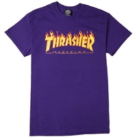 Thrasher Flame Purple T-Shirt