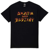 Thrasher Skate & Destroy BBQ Black T-Shirt
