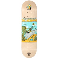 Folklore Skateboard Deck Fibretech Lite Traffic Barrier Reef Orange 8.375