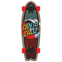 Santa Cruz Complete Cruiser Skateboard Classic Wave Splice 8.8