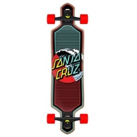 Santa Cruz Wave Dot Splice Drop Thru 36 Longboard Skateboard