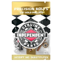 Independent Black Gold 7/8 Inch Phillips Skateboard Hardware