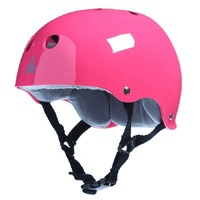Triple 8 Brainsaver Sweatsaver Pink Gloss Grey Padding Helmet