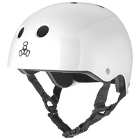 Triple 8 Brainsaver Sweatsaver Helmet White Gloss