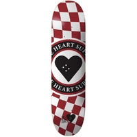 The Heart Supply Skateboard Deck Insignia Check Red 8.25