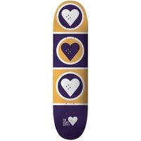 The Heart Supply Skateboard Deck Squad Yellow Purple 8.25