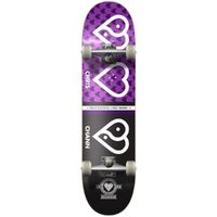 The Heart Supply Skateboard Complete Planet Chris Chann Purple 7.75