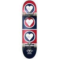 The Heart Supply Skateboard Complete Squad Blue Red 7.75