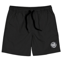 Santa Cruz MFG Dot Cruzier Solid Black Youth Shorts