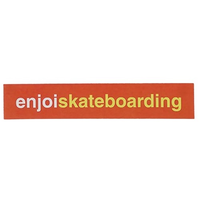 Enjoi Skateboarding Orange Skate Sticker