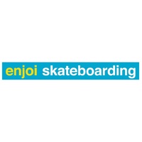 Enjoi Skate Sticker Skateboarding Blue