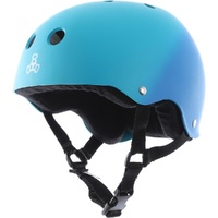 Triple 8 Brainsaver Sweatsaver Blue Fade Rubber Helmet