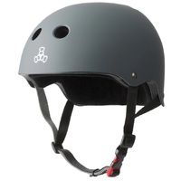 Triple 8 Carbon Rubber Certified Helmet