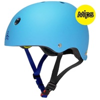 Triple 8 Skate II MIPS Blue Rubber Helmet