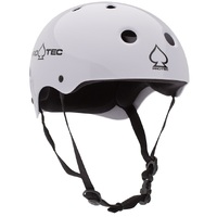 Protec Classic Gloss White Skate Helmet