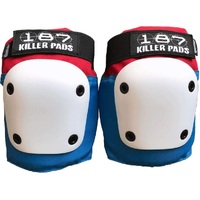 187 Pro Knee Pads Red White Blue