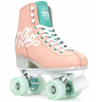 Rio Roller Skates Script Peach & Green