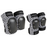 Protec Street Checker Protective Knee And Elbow Pad Set