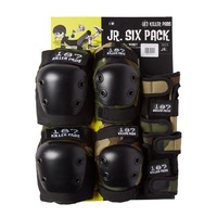 187 Six Pack Protective Pad Set Camo Junior