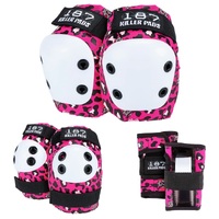 187 Six Pack Protective Pad Set Staab Pink Junior