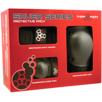 Triple 8 Saver Series Boxed Tri Pack Pad Set Junior