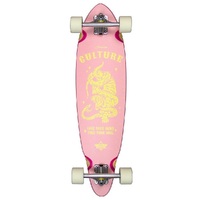 Dusters Skateboard Complete Cruiser Culture Pink Yellow 33