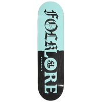 Folklore Skateboard Deck Warm Press Tear Split Blue 8.125