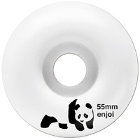 Enjoi Skateboard Wheels Panda White 99A 55mm