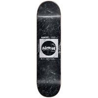 Almost Minimalist R7 8.25 Skateboard Deck Black White