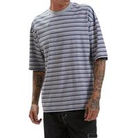 Afends T-Shirt Surplus Recycled Stripe OS Shadow