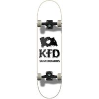 KFD Skateboard Complete Progressive Premium Thrashed Stacked White 7.75