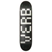 Verb Skateboard Deck Logo Invader Glow in the Dark White 8.25