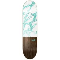 Verb Skateboard Deck Logo Marble Dip White Mint 8.25