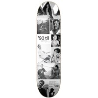 Verb Skateboard Deck X 93 Til Series Collage B&W 8.25