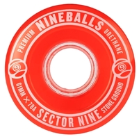 Sector 9 Nine Balls Red 78A 61mm Skateboard Wheels