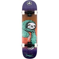 Welcome Skateboard Complete Sloth Purple Stain 8.0