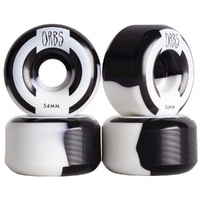 Welcome Skateboard Wheels Orbs Apparitions Black White 54mm 99A